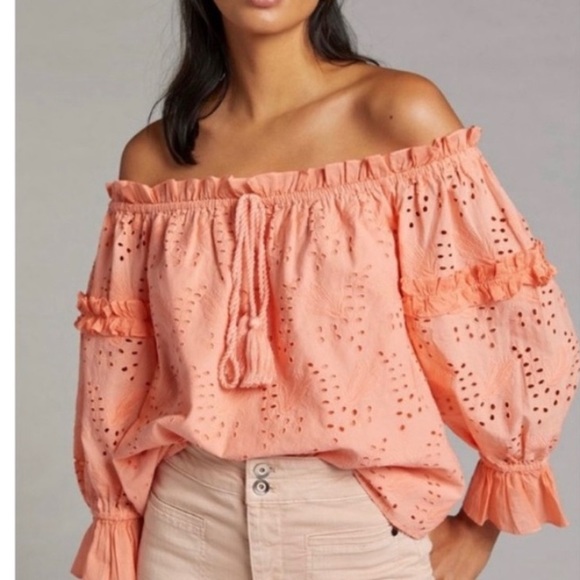 Anthropologie Tops - Anthropologie | seen worn kept eyelet top 6